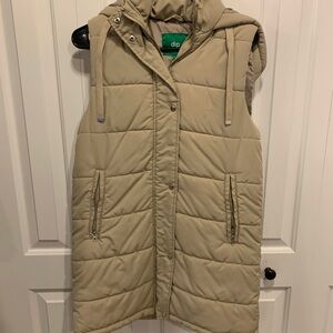 Dip Beige Puffer Vest
